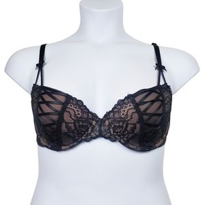Adore Enny Contour Black Lace Bra Size 34D